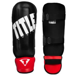 TITLE Boxing Pro Style Shin & Instep Guards 3.0 -Nike Sales Shop shng3 bk rd 1 1