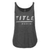 TITLE Boxing Women's Striped Wordmark Cropped Tank -Nike Sales Shop tbwts216 ch 1 1