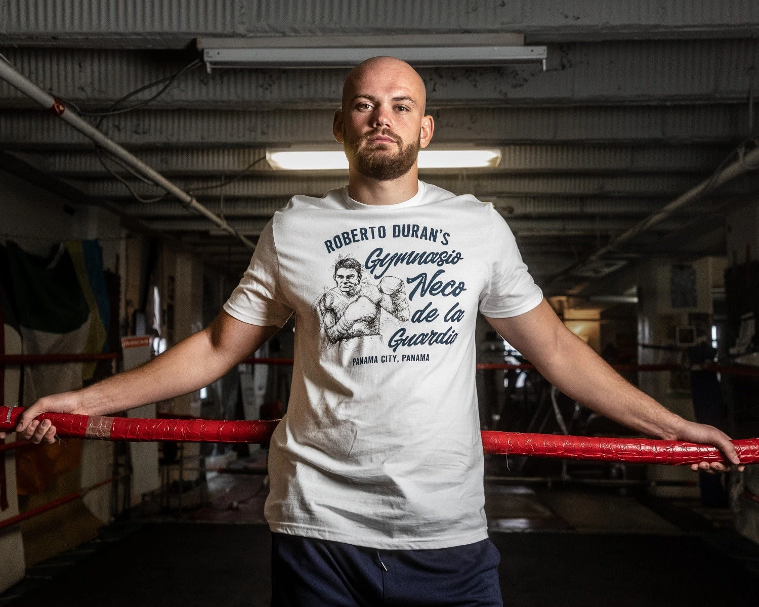 TITLE Boxing Legacy Roberto Duran Neco De La Guardia Gym Tee 4 TITLE Boxing Legacy Roberto Duran Neco De La Guardia Gym Tee - Image 2
