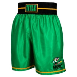 WBC By TITLE Boxing Professional Boxing Trunks -Nike Sales Shop wbcbt gn bk 1 1