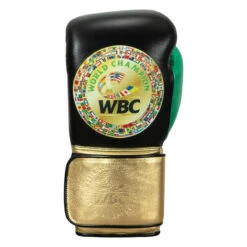 WBC By TITLE Boxing Green Belt Bag Gloves -Nike Sales Shop wgbbg bk gd gn 3 2