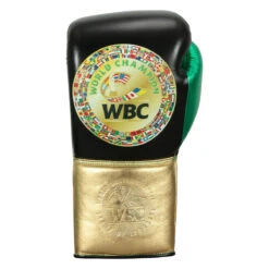 WBC By TITLE Boxing Green Belt Sparring Gloves -Nike Sales Shop wgbsg bk gd gn 3 1
