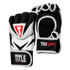 TITLE MMA Command Pro Fight Gloves -Nike Sales Shop xmcpfg bk wh 002